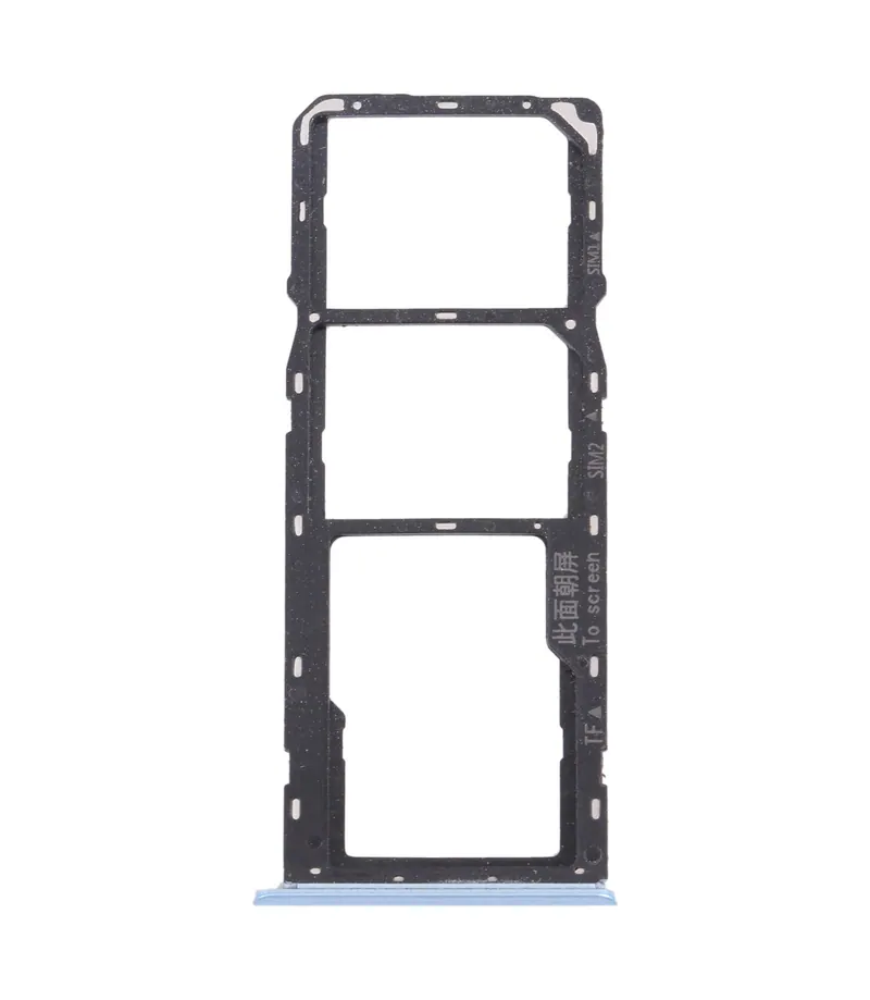 For OPPO Realme C12 RMX2189 SIM Card Tray + SIM Card Tray + Micro SD Card Tray (Blue) — image 1