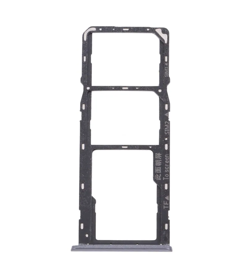 For OPPO Realme 6i (India) RMX2002 SIM Card Tray + SIM Card Tray + Micro SD Card Tray (Black) — image 1