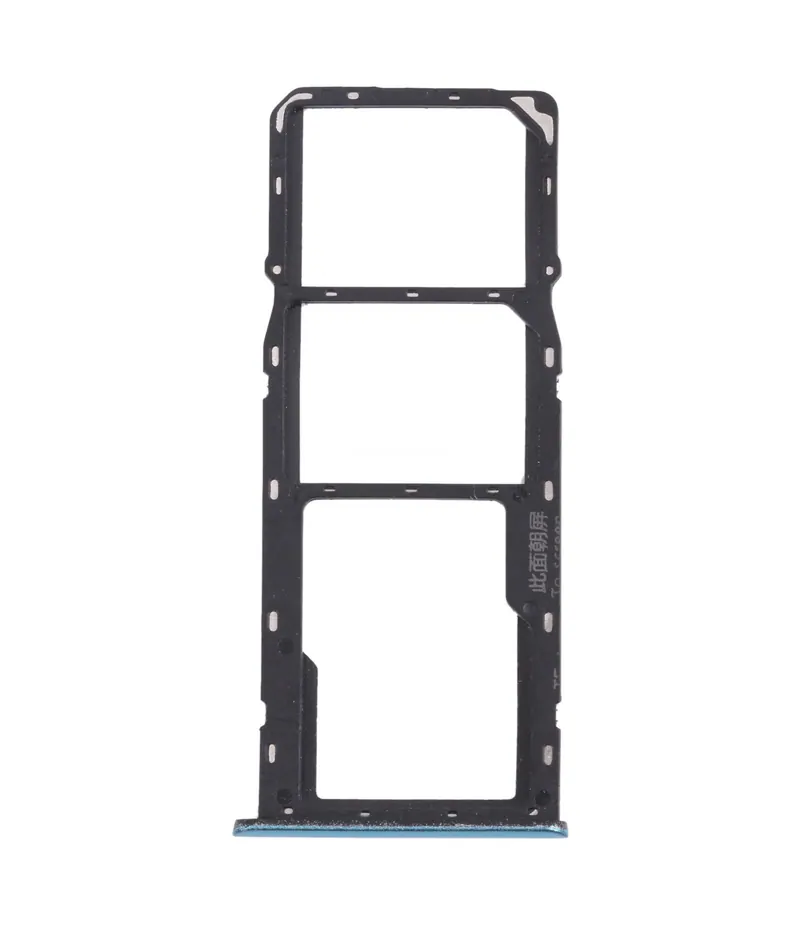 For OPPO Realme C3 RMX2027, RMX2020, RMX2021 SIM Card Tray + SIM Card Tray + Micro SD Card Tray (Blue) — image 1