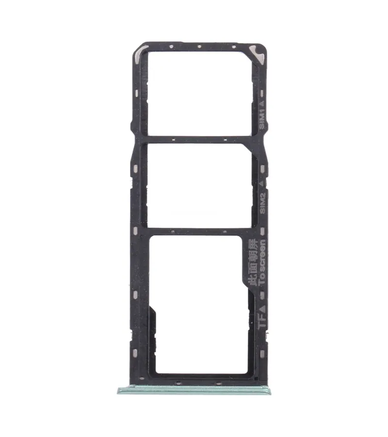 For OPPO Realme 7i (Global) SIM Card Tray + SIM Card Tray + Micro SD Card Tray (Green) — image 1