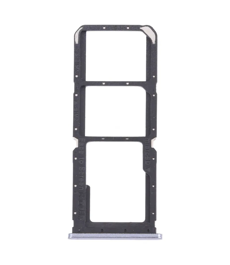 For OPPO A55 PEMM00, PEMM20, PEMT00, PEMT20 SIM Card Tray + SIM Card Tray + Micro SD Card Tray (Black) — image 1