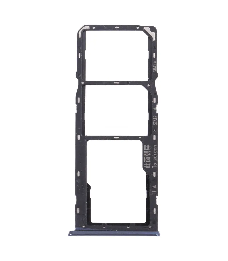 For OPPO A15s CPH2179 SIM Card Tray + SIM Card Tray + Micro SD Card Tray (Black) — image 1