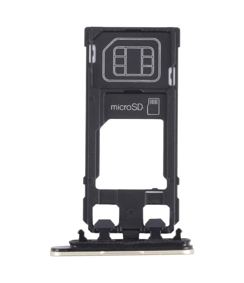 SIM Card Tray + Micro SD Card Tray for Sony Xperia X Performance (Gold) — image 1