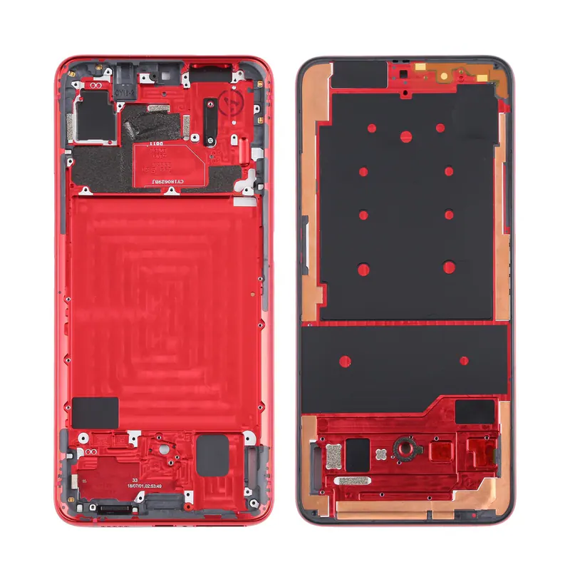 For vivo NEX S Original Middle Frame Bezel Plate(Red) — image 1