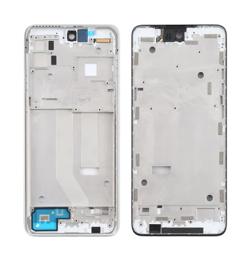Original Front Housing LCD Frame Bezel Plate for Motorola Moto G 5G (Silver) — image 1