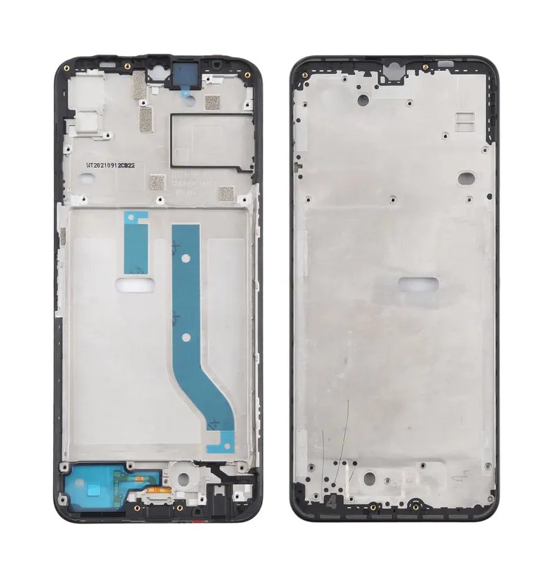 Original Front Housing LCD Frame Bezel Plate for Motorola Edge 20 Lite (Black) — image 1