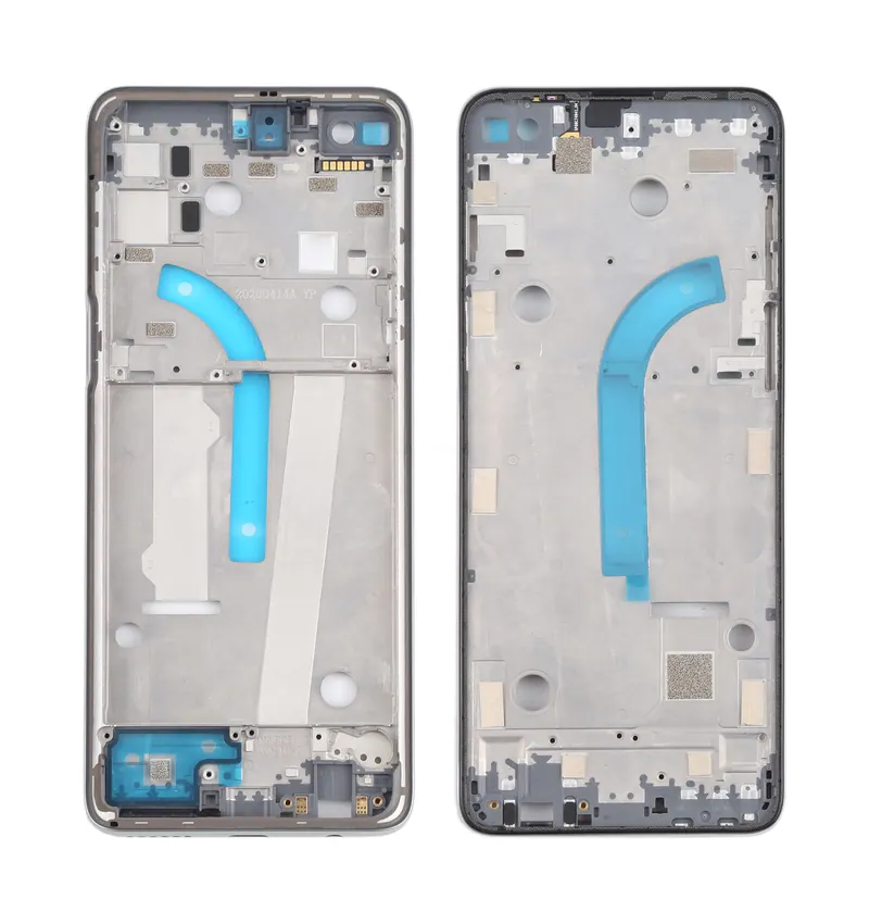 Original Front Housing LCD Frame Bezel Plate for Motorola Moto G100 XT2125 XT2125-4 (Silver) — image 1