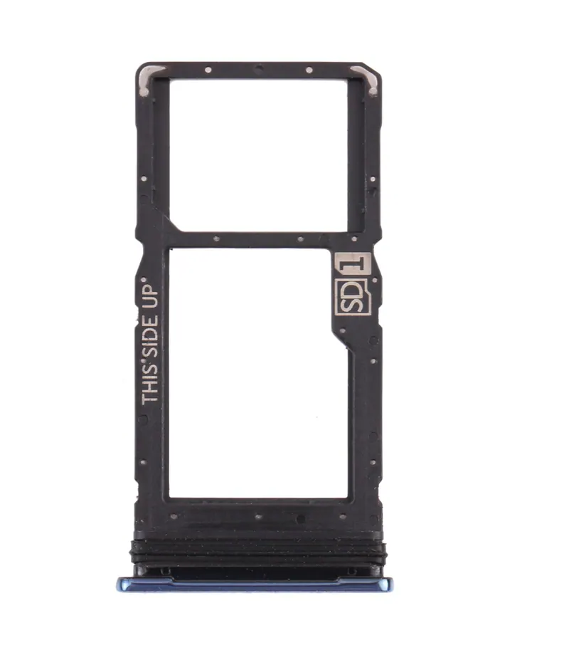SIM Card Tray + Micro SD Card Tray for Motorola Moto G100 (Blue) — image 1