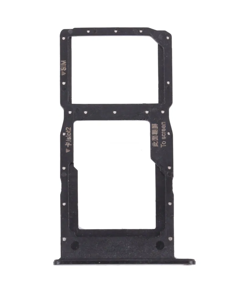 SIM Card Tray + SIM Card Tray / Micro SD Card Tray for Huawei Enjoy 20 5G (Black) — image 1