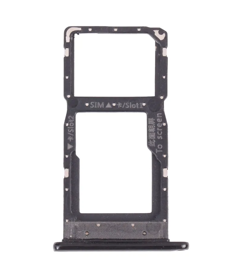 SIM Card Tray + SIM Card Tray / Micro SD Card Tray for Huawei P Smart (2019) (Black) — image 1
