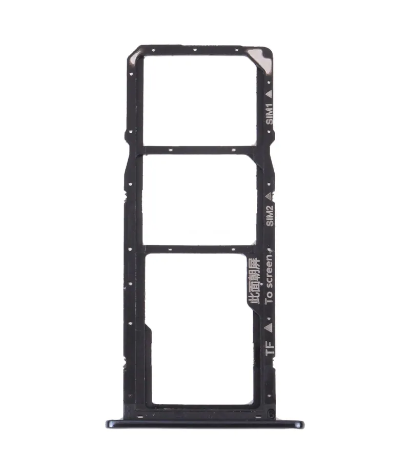 SIM Card Tray + SIM Card Tray + Micro SD Card Tray for Huawei Y6 Prime (2018) (Black) — image 1