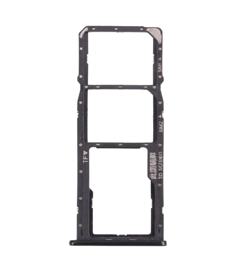 SIM Card Tray + SIM Card Tray + Micro SD Card Tray for Huawei Y7 (2018) (Black) — image 1