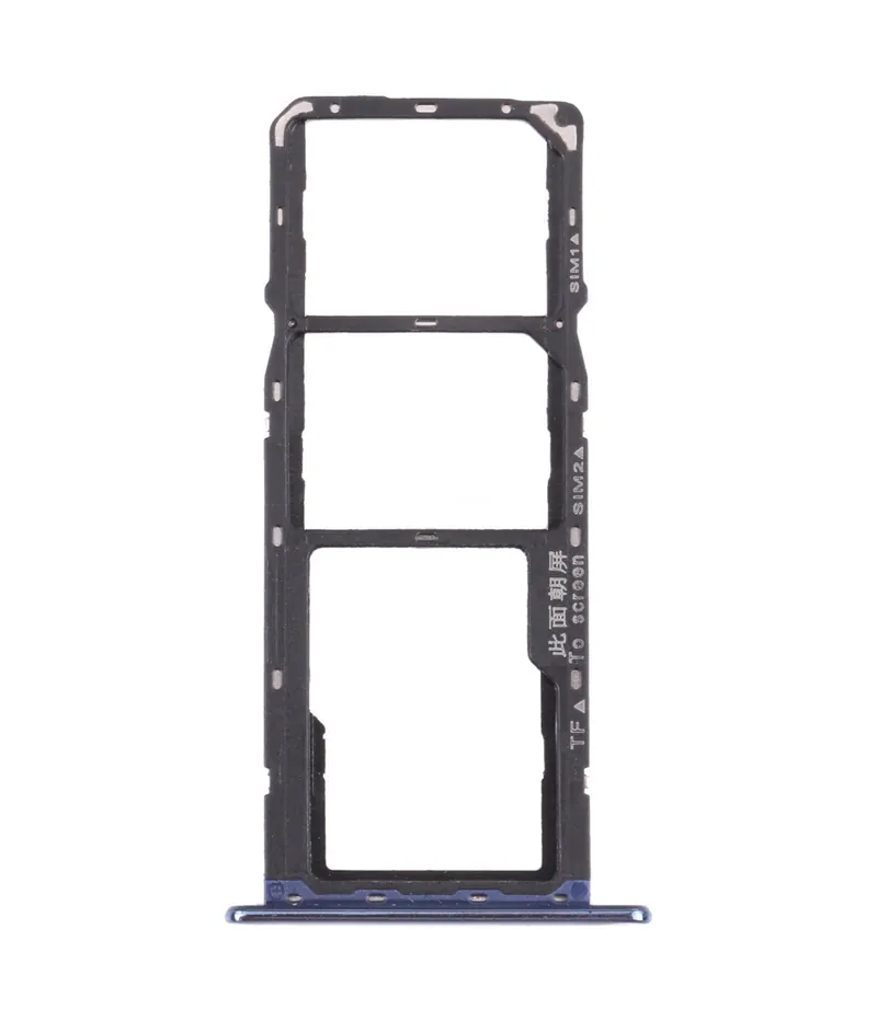 SIM Card Tray + SIM Card Tray + Micro SD Card Tray for Huawei Y6 (2018) (Blue) — image 1