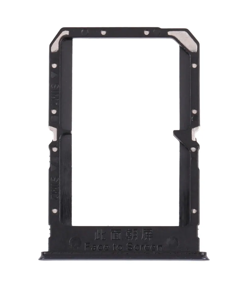 For OPPO Reno5 5G / Find X3 Lite PEGM00 PEGT00 CPH2145 SIM Card Tray + SIM Card Tray(Black) — image 1