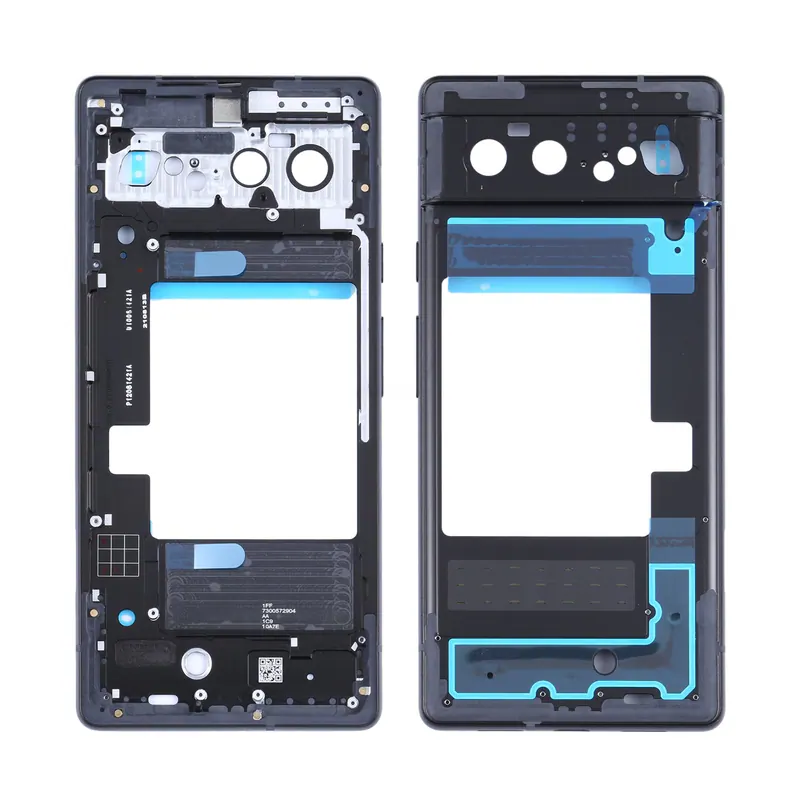 Original Middle Frame Bezel Plate for Google Pixel 6(Black) — image 1