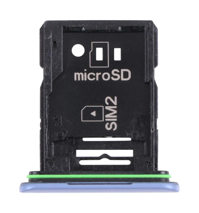 Original SIM Card Tray + SIM Card Tray / Micro SD Card Tray for Sony Xperia 10 III(Blue) — image 1