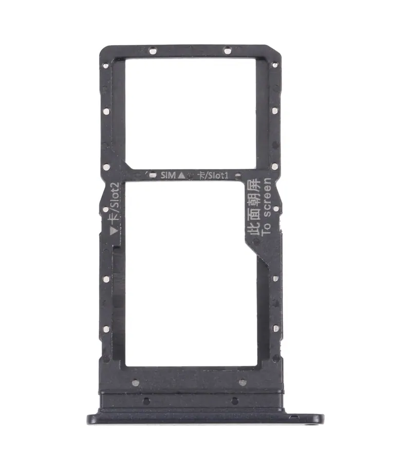 SIM Card Tray + SIM Card Tray / Micro SD Card Tray for Honor Play 20 (Black) — image 1