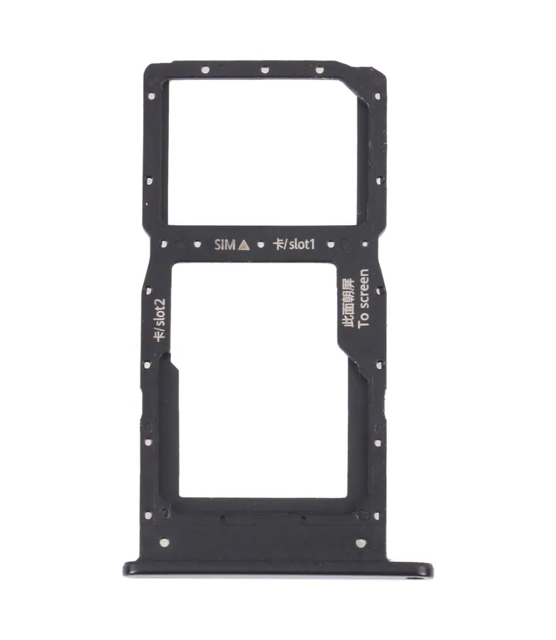 SIM Card Tray + SIM Card Tray / Micro SD Card Tray for Huawei Nova Y60 (Black) — image 1