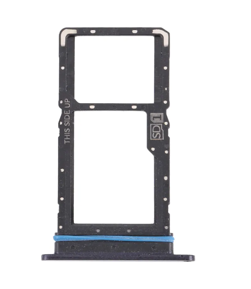 SIM Card Tray + Micro SD Card Tray for Motorola Edge 20 Lite (Black) — image 1
