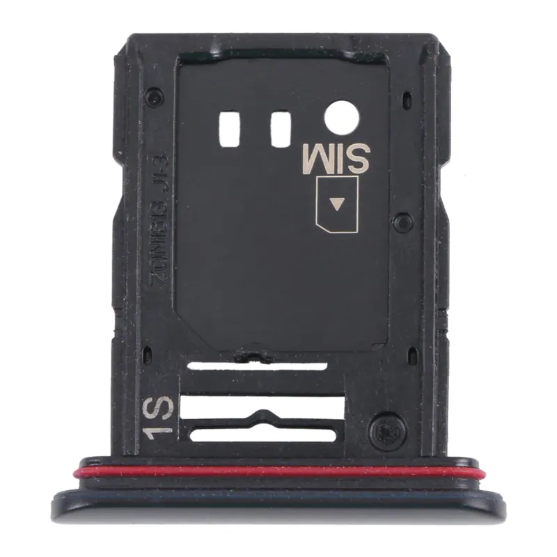 SIM Card Tray + Micro SD Card Tray for Sony Xperia 10 III (Black) — image 1