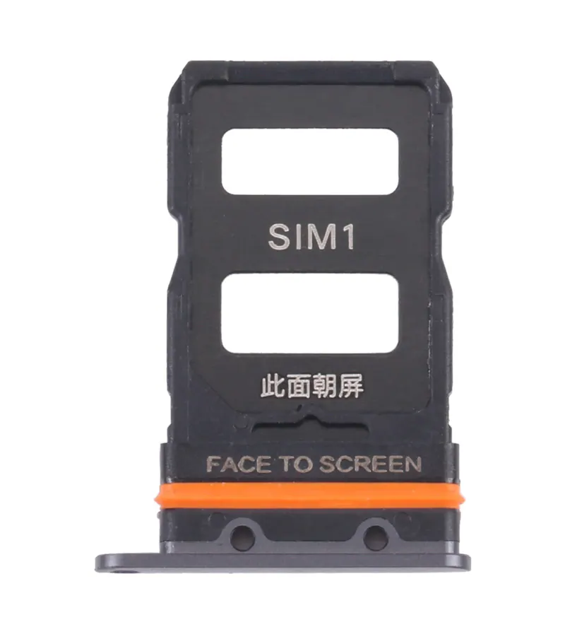 SIM Card Tray + SIM Card Tray for Xiaomi 12/12X(Black) — image 1