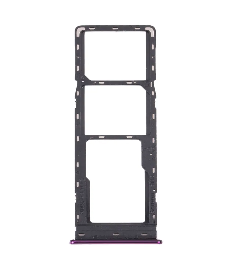 For Tecno POP 4 BC2C BC1S SIM Card Tray + SIM Card Tray + Micro SD Card Tray (Purple) — image 1