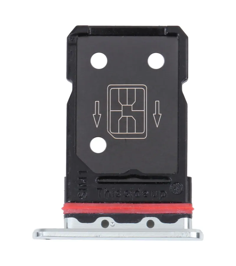 For OnePlus 9RT 5G MT2110 / MT2111 SIM Card Tray + SIM Card Tray (Silver) — image 1