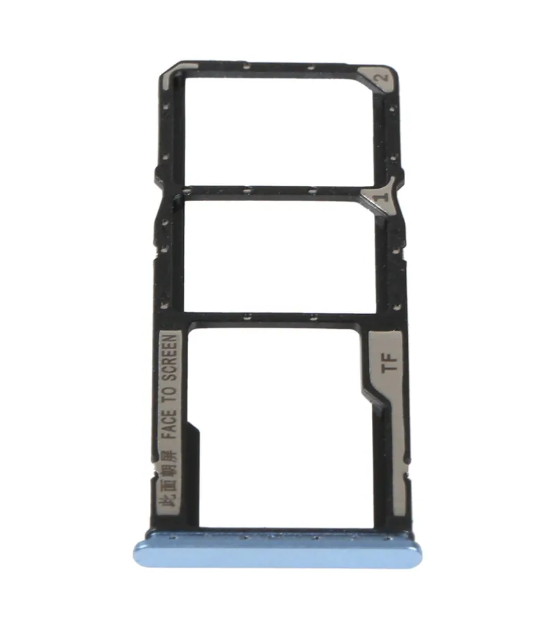 SIM Card Tray + SIM Card Tray + Micro SD Card Tray For Xiaomi Redmi Note 11E (Blue) — image 1