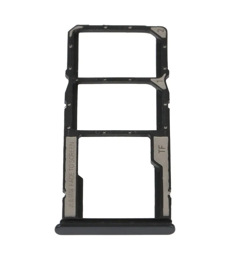 SIM Card Tray + SIM Card Tray + Micro SD Card Tray For Xiaomi Redmi Note 11S 5G (Black) — image 1