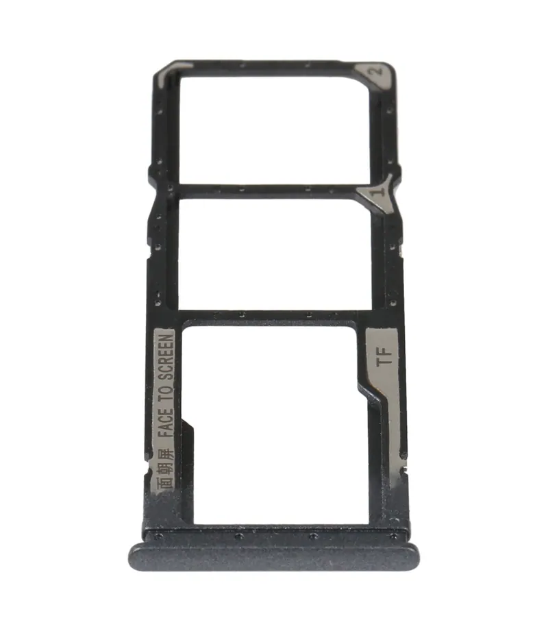 SIM Card Tray + SIM Card Tray + Micro SD Card Tray For Xiaomi Redmi 10 Power (Black) — image 1