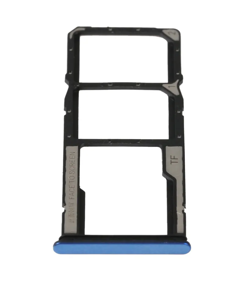 For Xiaomi Redmi Note 11SE SIM Card Tray + SIM Card Tray + Micro SD Card Tray(Blue) — image 1