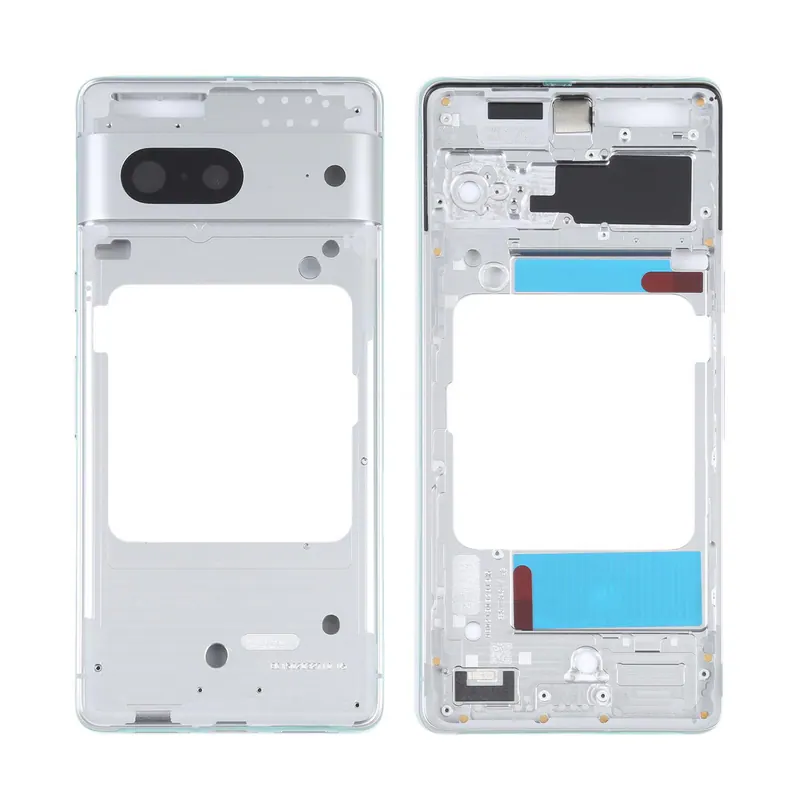 For Google Pixel 7 Front Housing LCD Frame Bezel Plate(Silver) — image 1