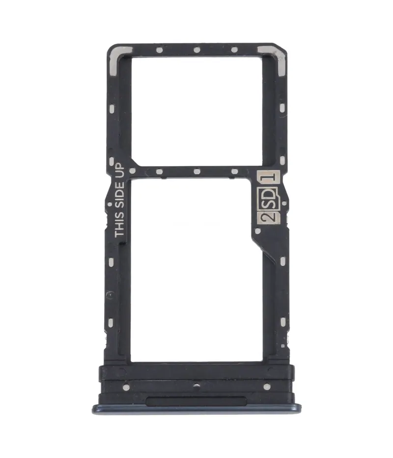 For Motorola Moto G82 5G SIM Card Tray + SIM / Micro SD Card Tray (Black) — image 1