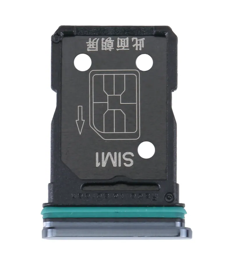For OPPO Reno4 5G SIM Card Tray + SIM Card Tray (Black) — image 1