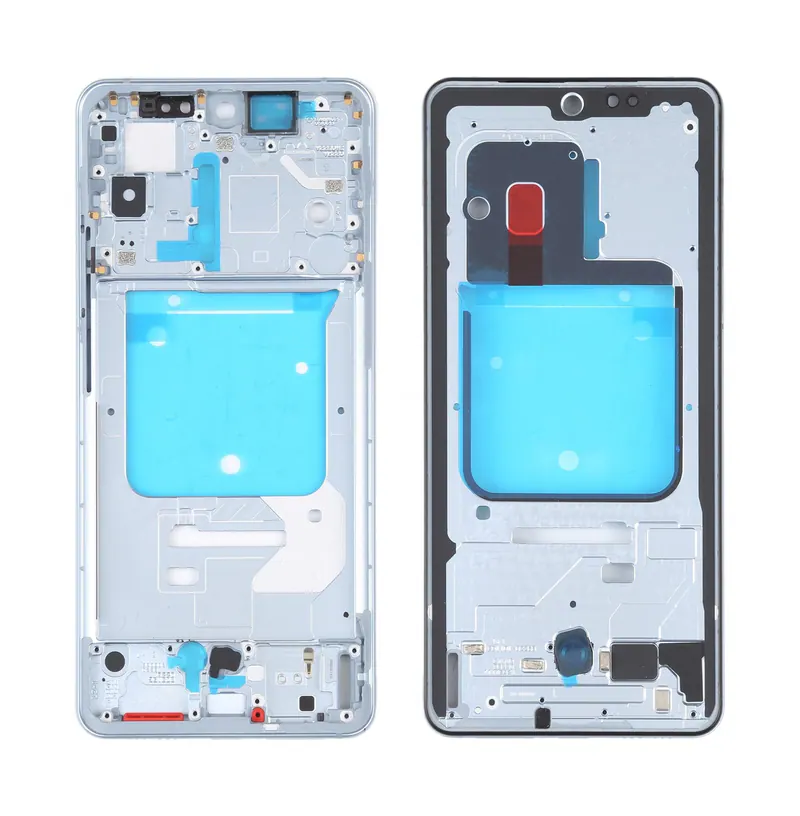 For vivo iQOO 7 Original Front Housing LCD Frame Bezel Plate (Blue) — image 1