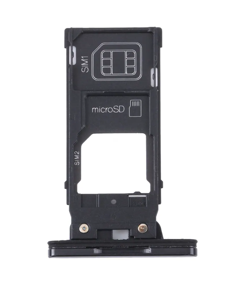 For Sony Xperia XZ2 Premium Original SIM Card Tray + SIM / Micro SD Card Tray (Black) — image 1
