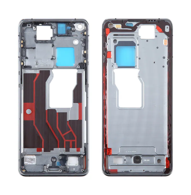 For OPPO Find X3 Original Front Housing LCD Frame Bezel Plate (Black) — image 1