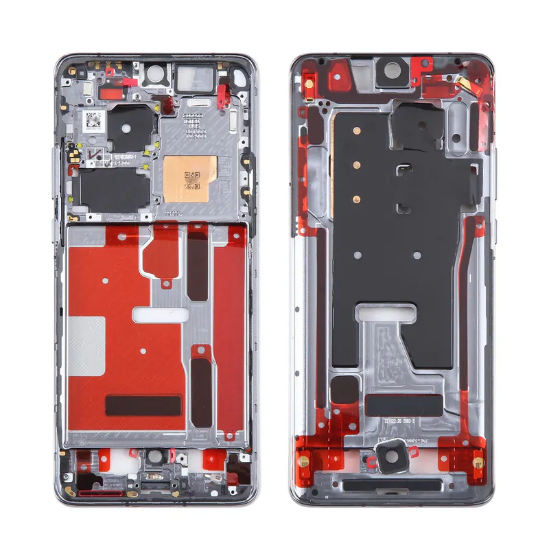 For Huawei P50 Pro Front Housing LCD Frame Bezel Plate(Black) — image 1