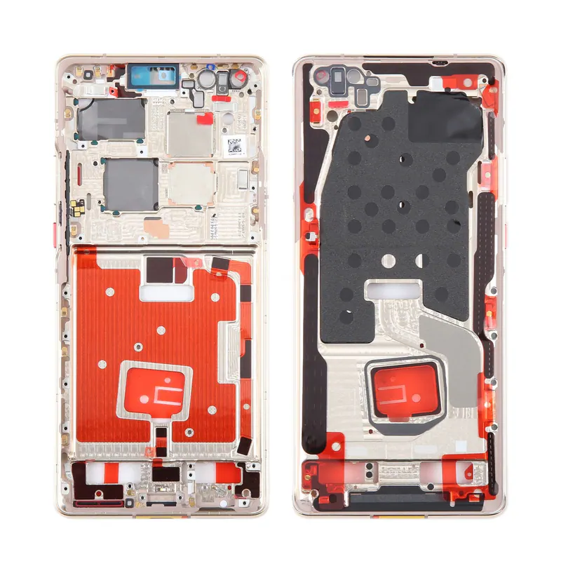 For Huawei Mate 40 Pro Front Housing LCD Frame Bezel Plate(Gold) — image 1