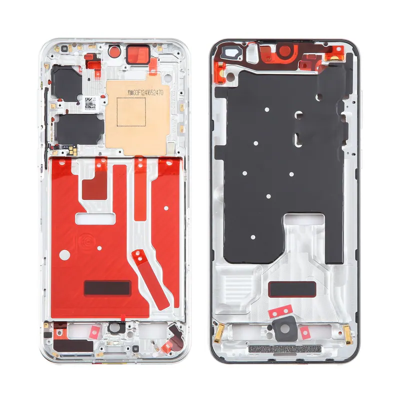For Huawei P50 Front Housing LCD Frame Bezel Plate(Silver) — image 1