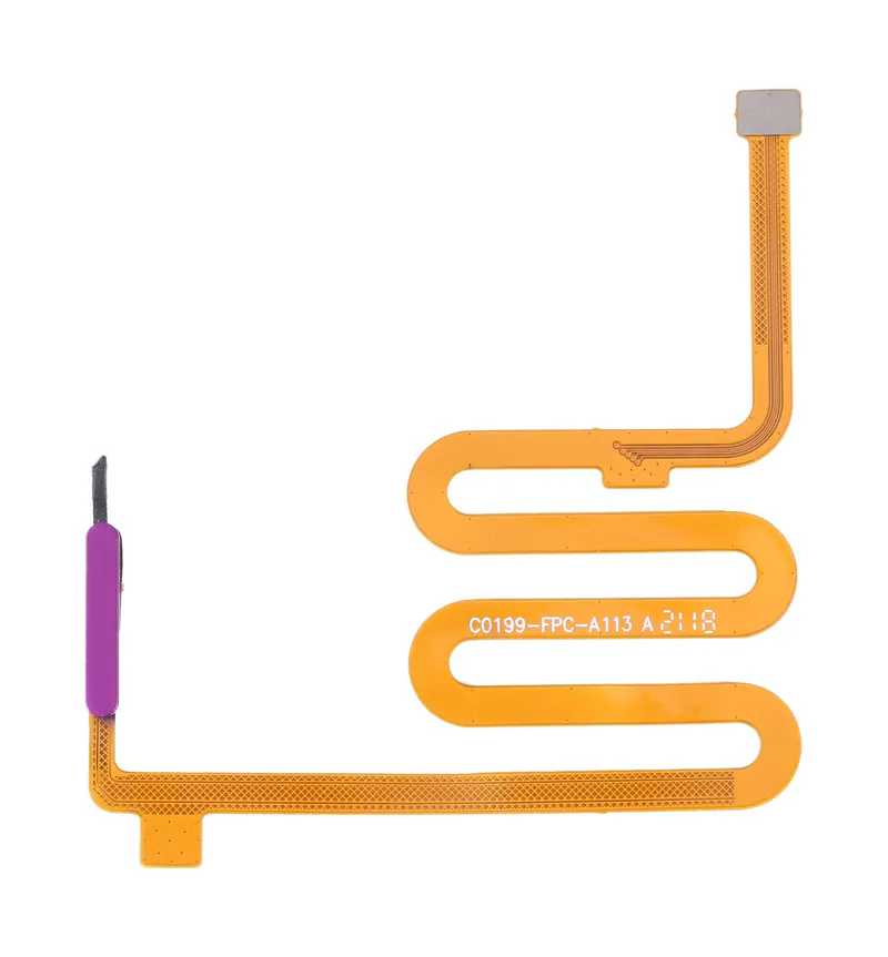 For Infinix Note 10 Pro NFC X695 Original Fingerprint Sensor Flex Cable (Purple) — image 1