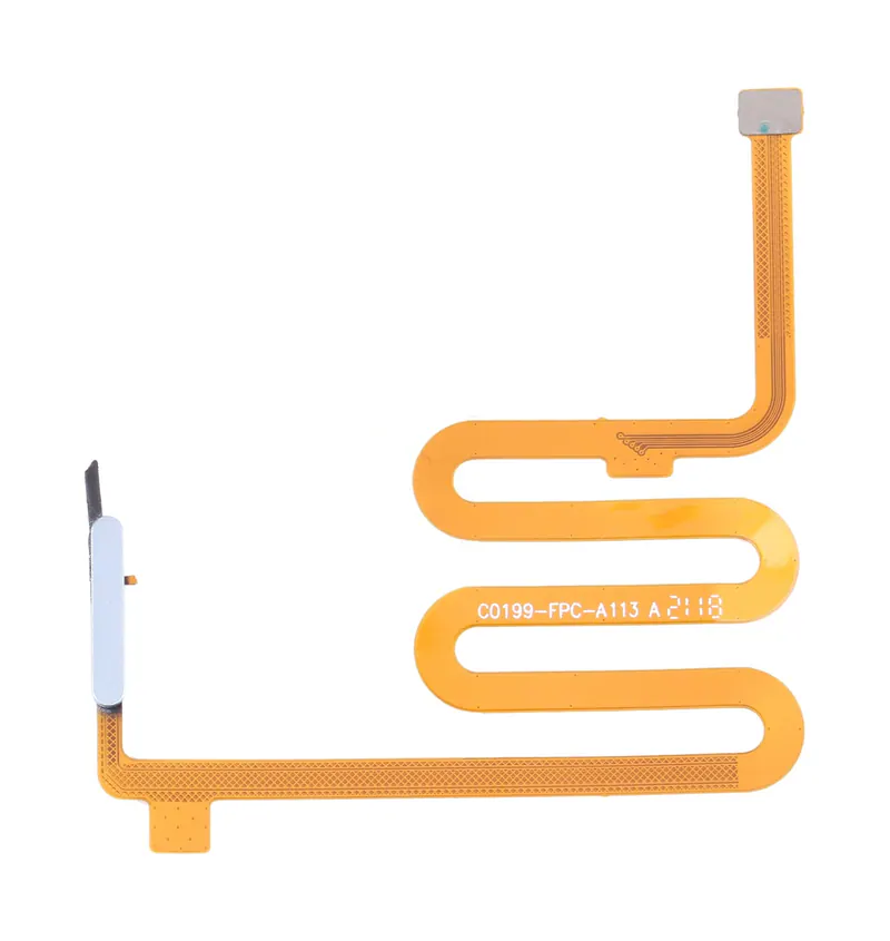 For Infinix Note 10 Pro Original Fingerprint Sensor Flex Cable (Silver) — image 1