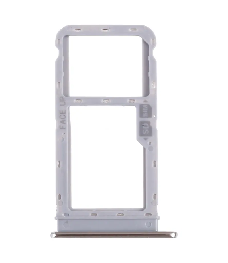 For Motorola Moto G Fast SIM Card Tray + Micro SD Card Tray (Silver) — image 1