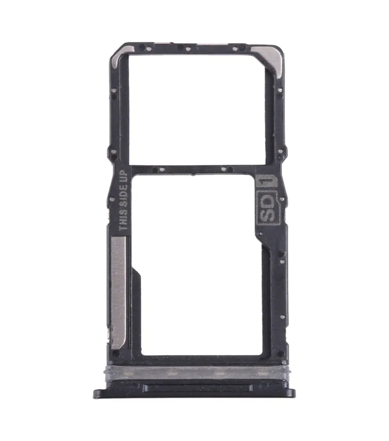 For Motorola Moto G Power 2022 SIM Card Tray + Micro SD Card Tray (Black) — image 1