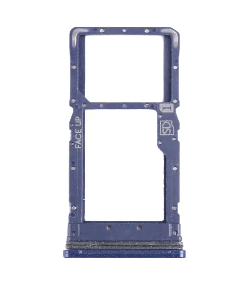 For Motorola Moto G Stylus 2022 SIM Card Tray + Micro SD Card Tray (Blue) — image 1