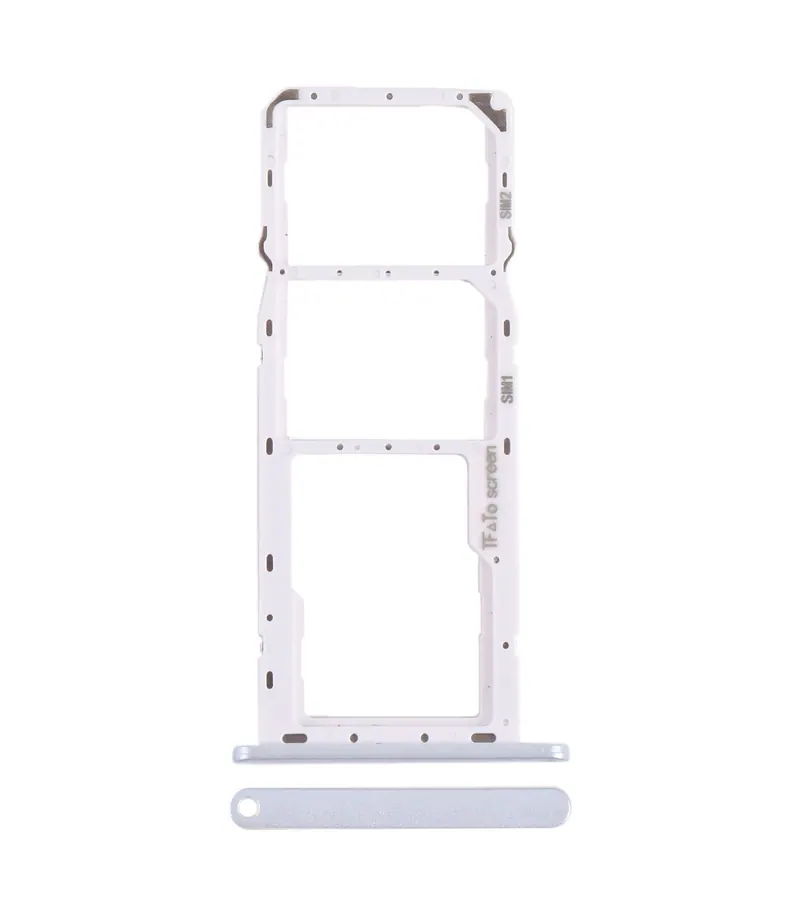 For Nokia G10 Original SIM + SIM + Micro SD Card Tray (Silver) — image 1
