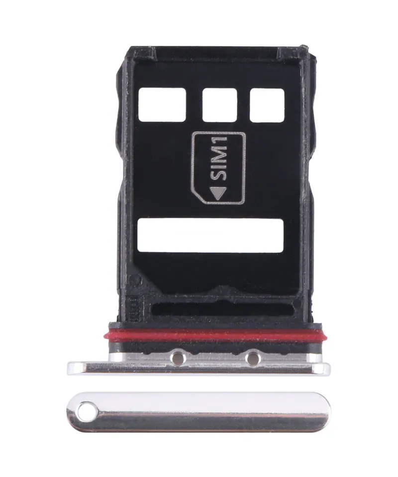 For Huawei P50E SIM + NM Card Tray (Silver) — image 1