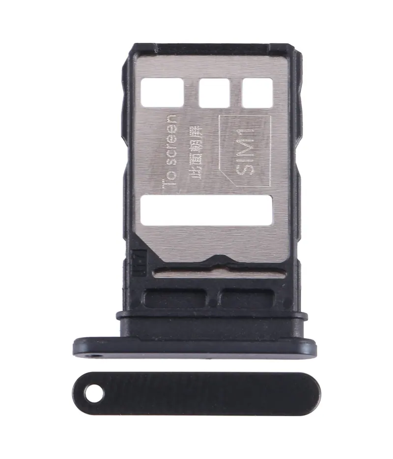 For Huawei Nova 10 SE SIM + SIM Card Tray (Black) — image 1