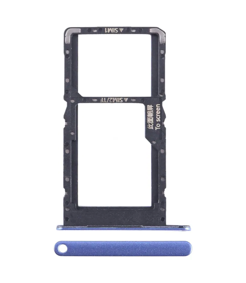 For Huawei nova Y70 SIM + SIM / Micro SD Card Tray (Blue) — image 1