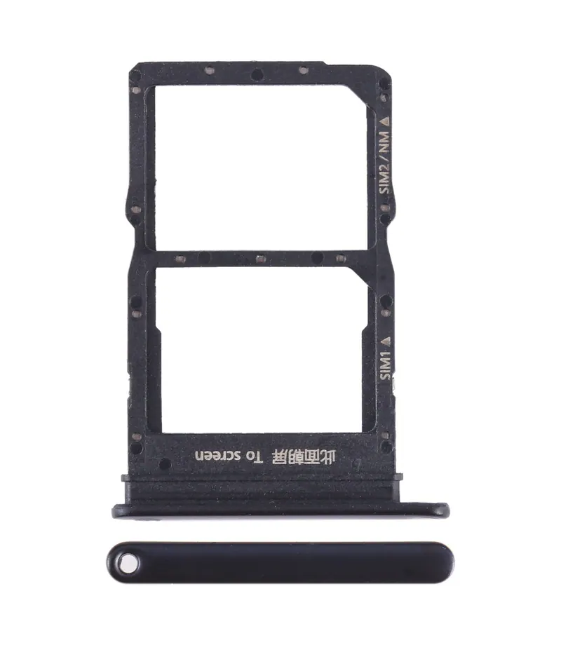 For Honor X10 Pro SIM + SIM / NM Card Tray (Black) — image 1